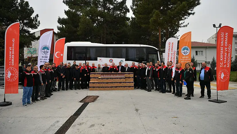 Büyükşehir'den besiciye dezenfektan desteği