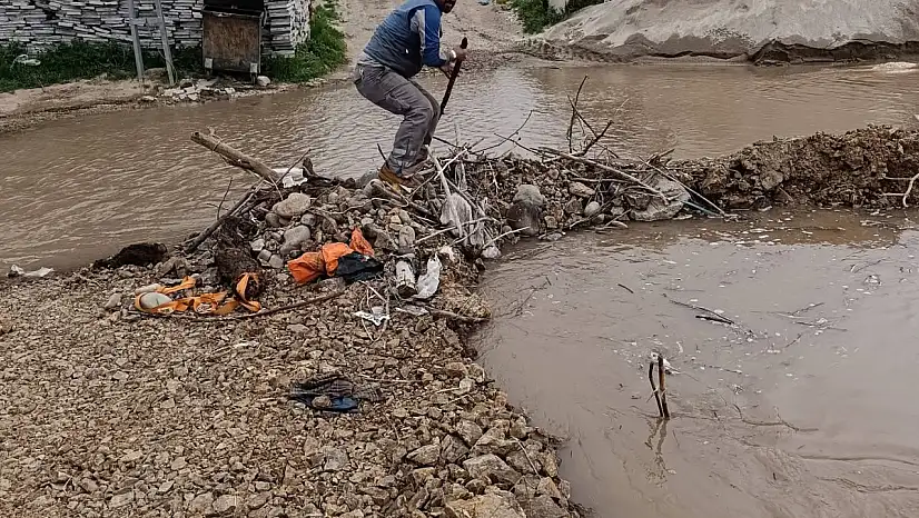 Kayseri'de sağanak yağış etkili oldu