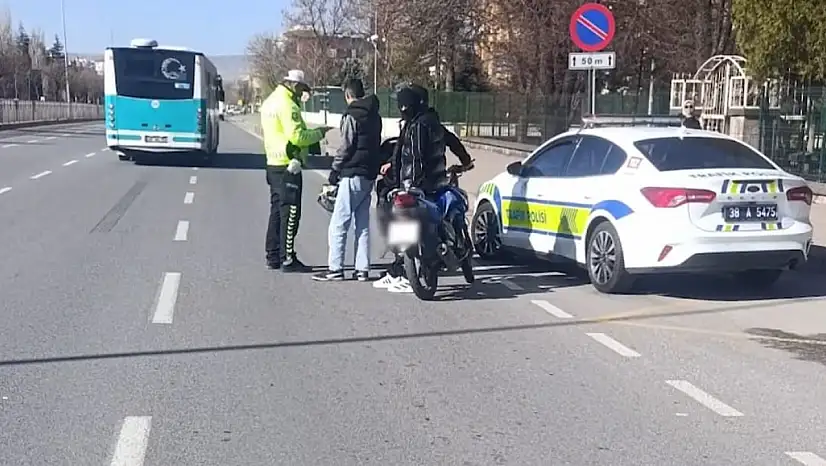 Kayseri'de Trafiğe Sıkı Denetim