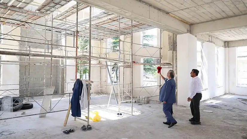KAYÜ Kampüs Camii İnşaatı Hızla Yükseliyor