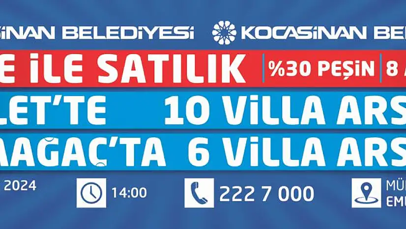 Kocasinan Belediyesi Resmi İlan