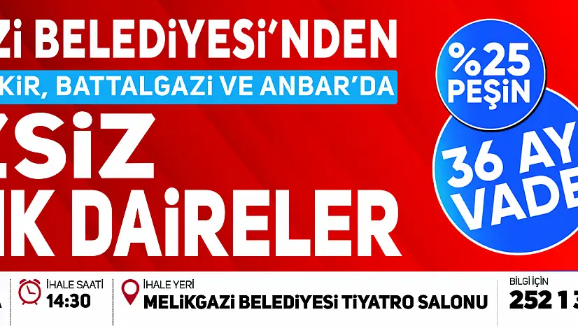 Melikgazi Belediyesi Resmi İlan