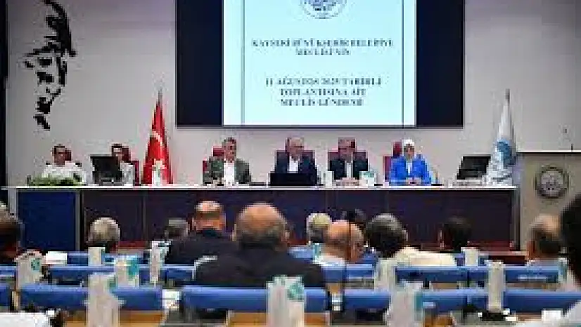 Melikgazi meclisi'nde ruhsatsız iş yerleri gündeme geldi