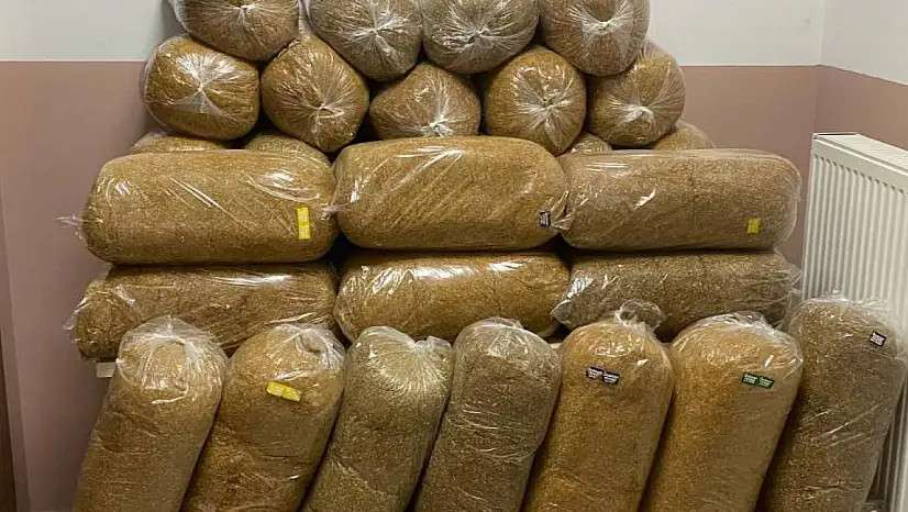 Pınarbaşı'nda 400 Kilo Kaçak Tütün Ele Geçirildi