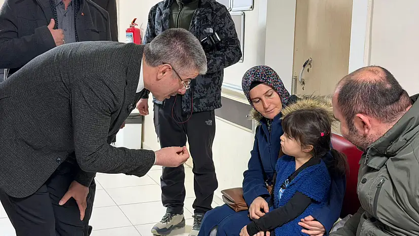 Şaban Çopuroğlu İncesu Devlet Hastanesi'ni ziyaret etti