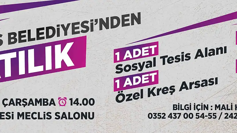 Talas Belediyesi Resmi İlan