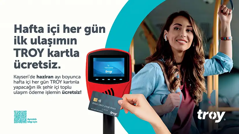 TROY Kartla İlk Yolculuk Ücretsiz