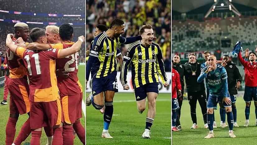 Türk Takımları Avrupa'da 3'te 3 yaptı