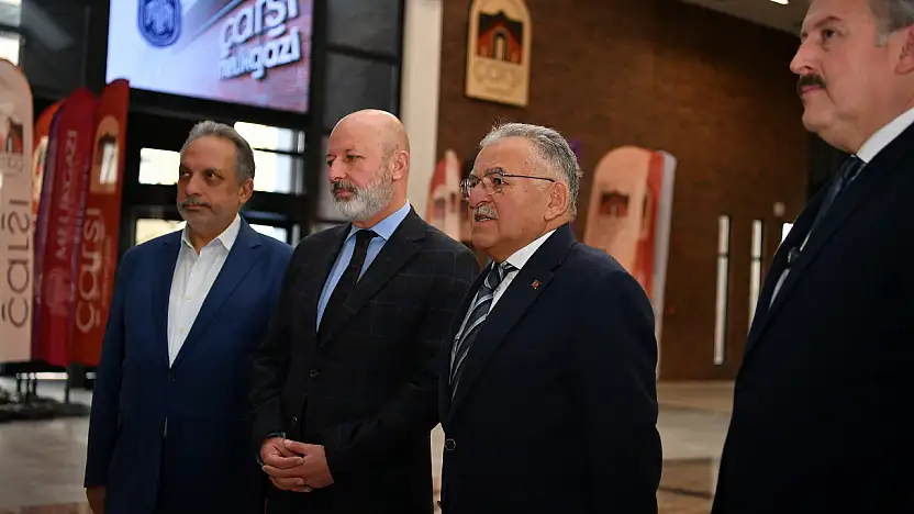 Başkan Büyükkılıç'tan çarşı Melikgazi incelemesi