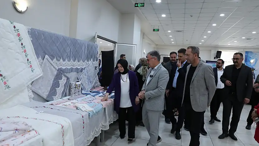 Başkan Özdoğan'dan KAYMEK Kursiyerlerine Tam Not