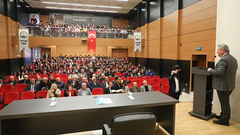 Başkan Palancıoğlu, Kayseri lisesi'nde gençlerle buluştu