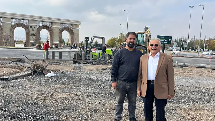 Büyükkılıç'tan kavşak çalışmalarına yerinde inceleme