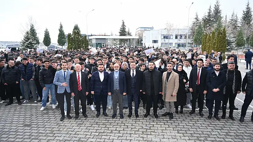 Cıngı OSB'de öğrencilerle buluştu