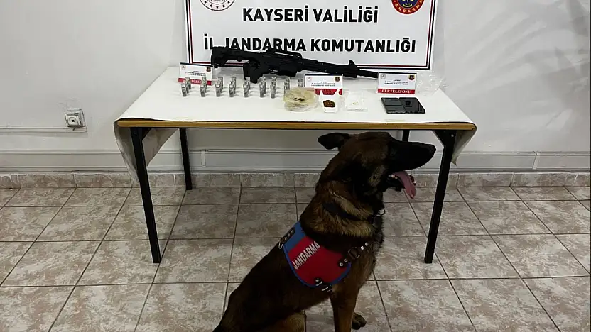 Hacılar'da jandarmadan uyuşturucu operasyonu
