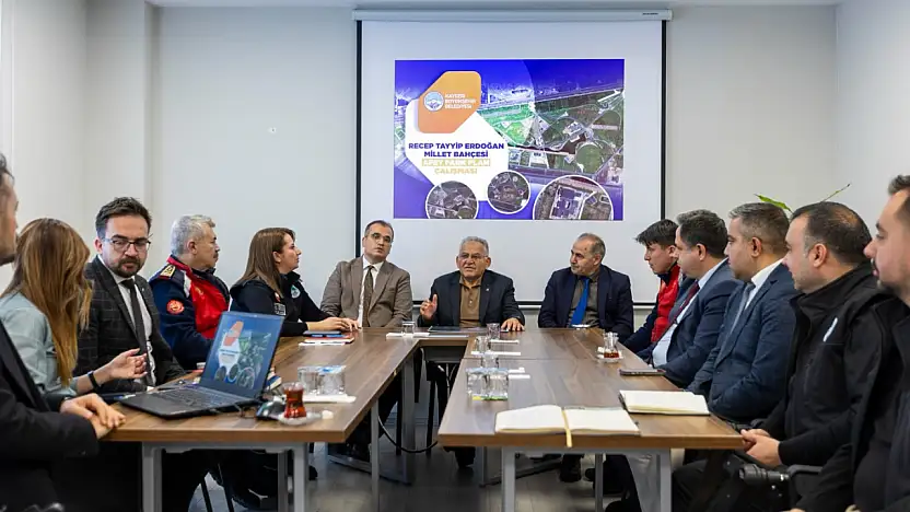 Kayseri'de afetlere hazırlık: Parklar barınma alanına dönüşecek