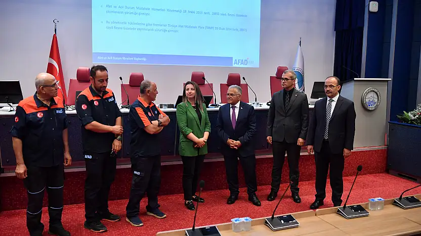 Kayseri'de arama ve kurtarma eğitimi verildi
