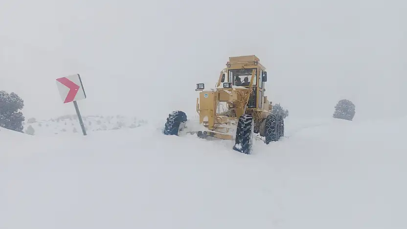 Kayseri'de kırsal yollar ulaşıma açıldı