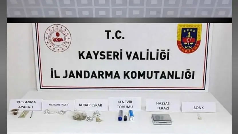 Kayseri'de Uyuşturucu Operasyonu