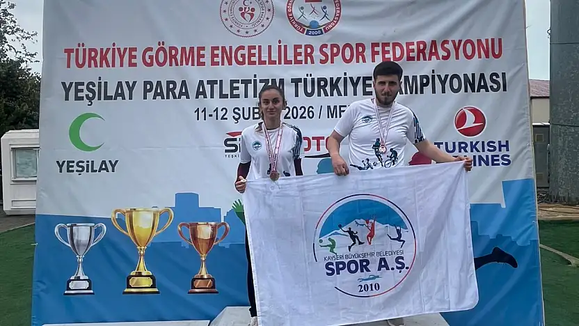 Kayseri'den paralimpik yolunda çifte şampiyonluk