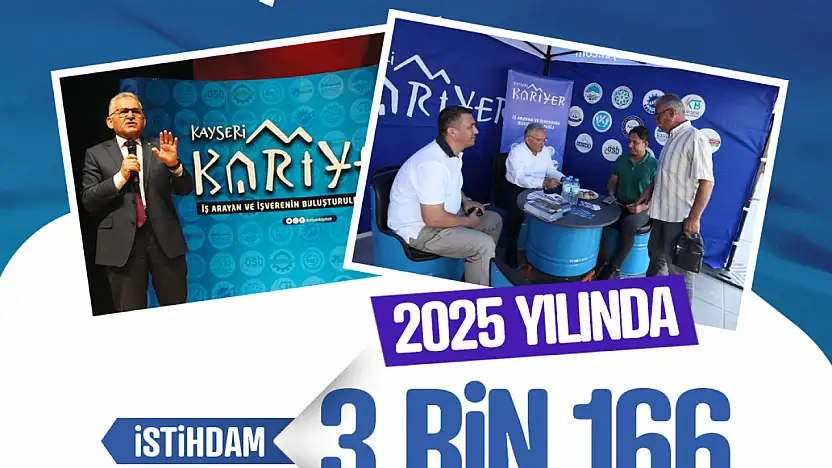 Kayseri Kariyer Merkezi 1 Yılda 3 Bin 166 Kişiyi İş Sahibi Yaptı
