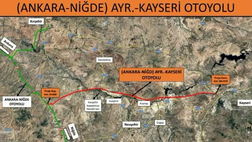 Kayseri otoyolu projesi başlıyor: Şehre yeni ulaşım hattı kazandırılıyor