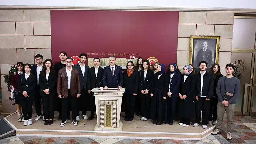 Kayserili Öğrenciler Gazi Meclis'te