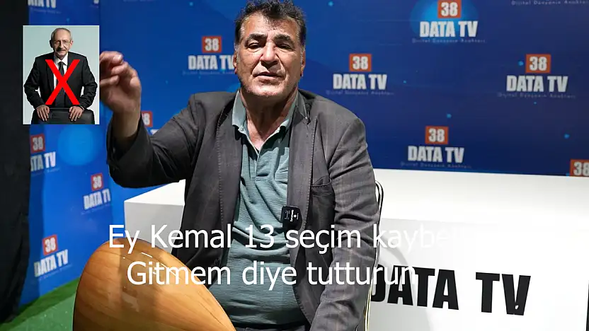 Kayserili Ozan Kılıçdaroğlu'nu yazdığı şiirle eleştirdi
