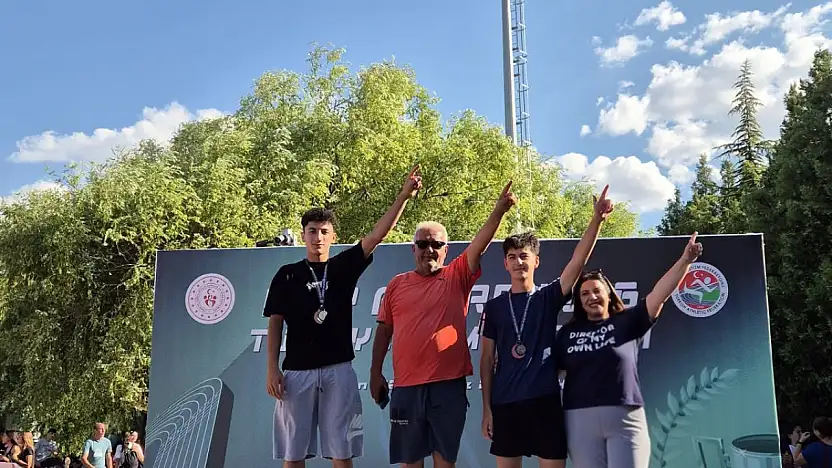 Kayserili sporcu atletizmde Türkiye üçüncüsü oldu