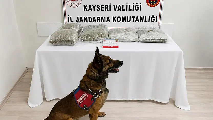 Kocasinan'da 5 Kilo Kubar Esrar Ele Geçirildi