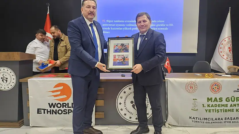 Mas güreşi kursu Kayseri'de yapıldı