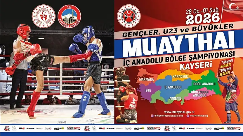 Muay Thai İç Anadolu Şampiyonası Kayseri'de