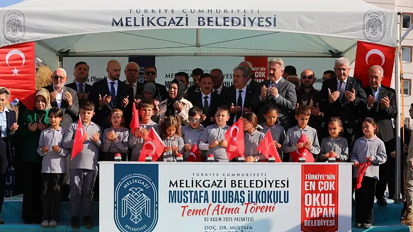 Mustafa Ulubaş ilkokulu'nun temeli atıldı