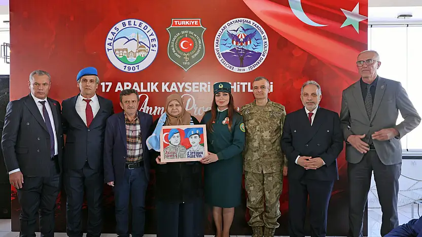 Şehit aileleri ve gaziler Talas'ta buluştu