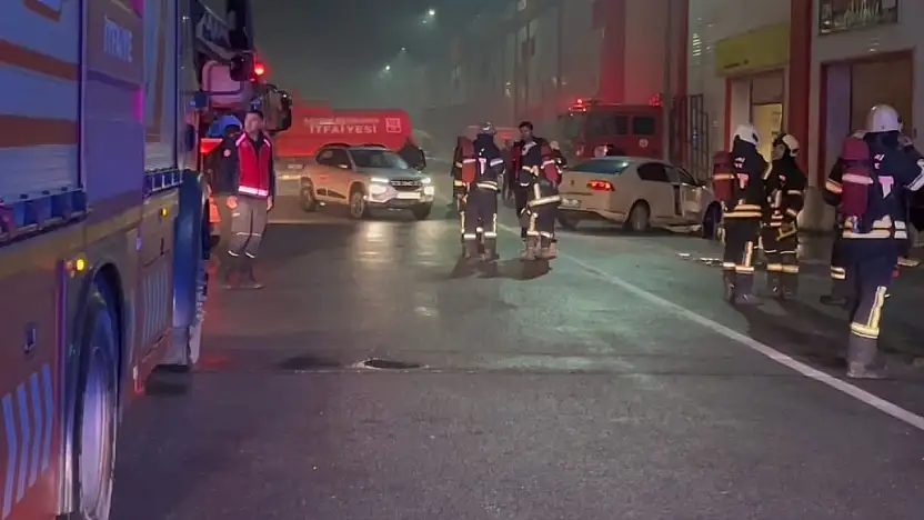 Sobadan çıkan duman paniğe neden oldu