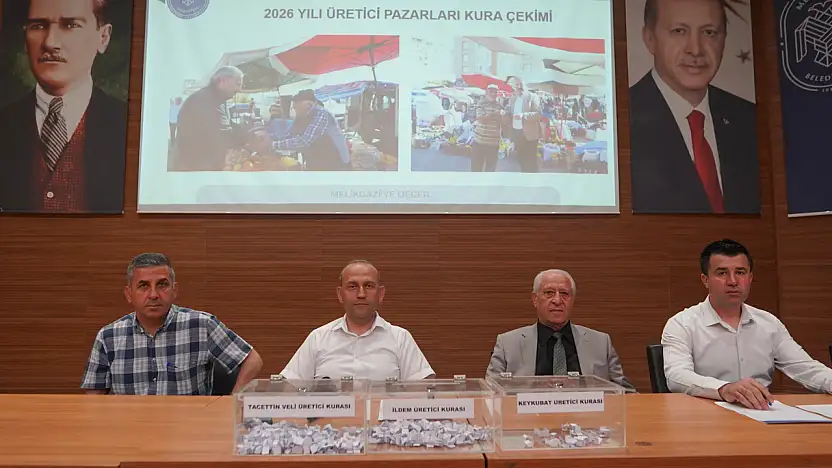 Üretici Pazarı için kura çekildi