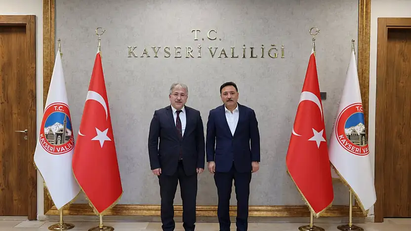 Vali Gökmen Çiçek'ten Prof. Dr. Benli'ye ziyaret kabulü