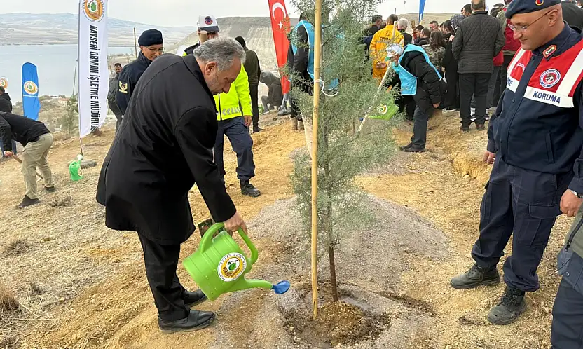 Ali Dağı'na 1.111 fidanla yeşil dokunuş