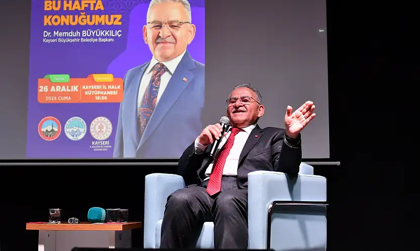 Başkan Büyükkılıç şehir sohbetleri'nde gençlerle buluştu