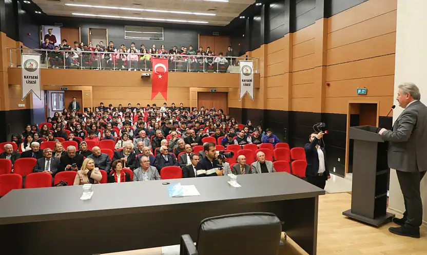Başkan Palancıoğlu, Kayseri lisesi'nde gençlerle buluştu