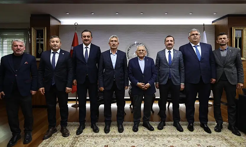 Büyükkılıç, Komşu Başkanları Ağırladı