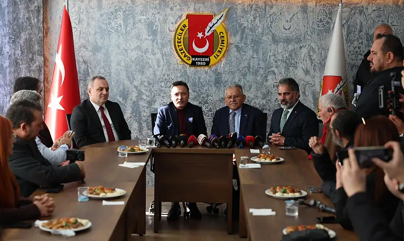 Büyükkılıç'tan Gazetecilere birlik ve dayanışma mesajı