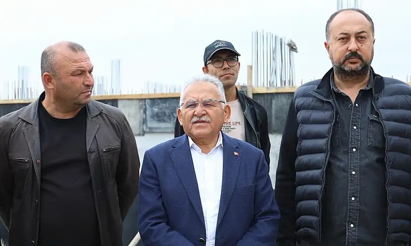 Büyükkılıç'tan Gökkent'teki Okul inşaatına inceleme