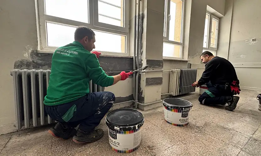 Büyükşehir'den okullara yenileme desteği