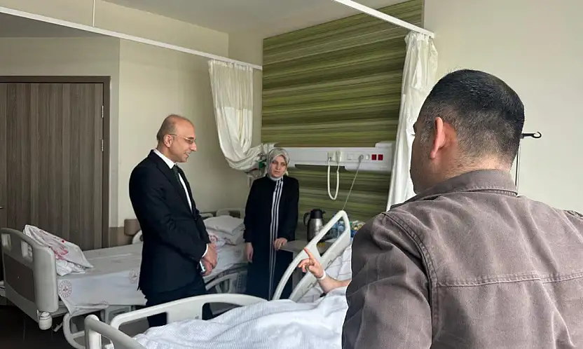 CHP'li Genç'ten yaralı polise ziyaret