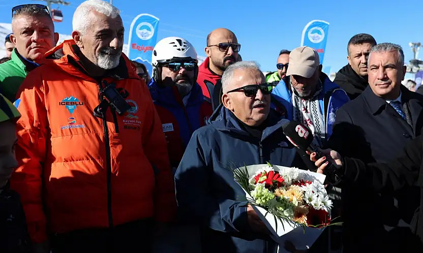 Erciyes'te kayak sezonu açıldı