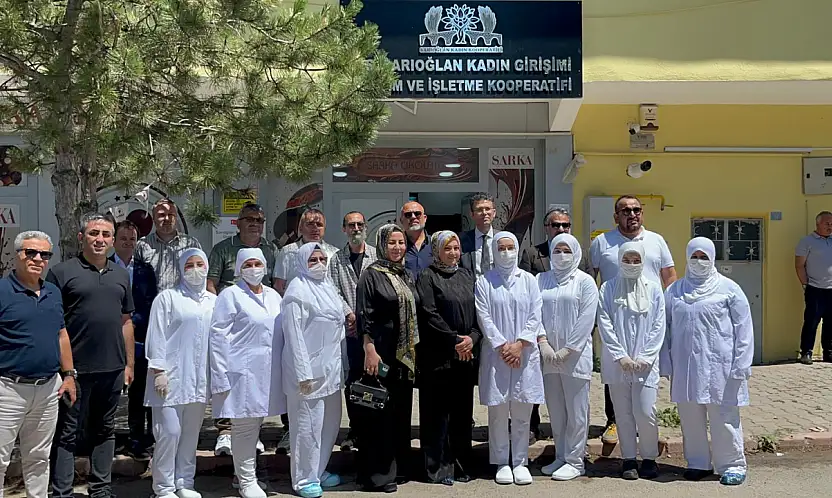Gazetecilerden Kadın Kooperatiflerine Ziyaret