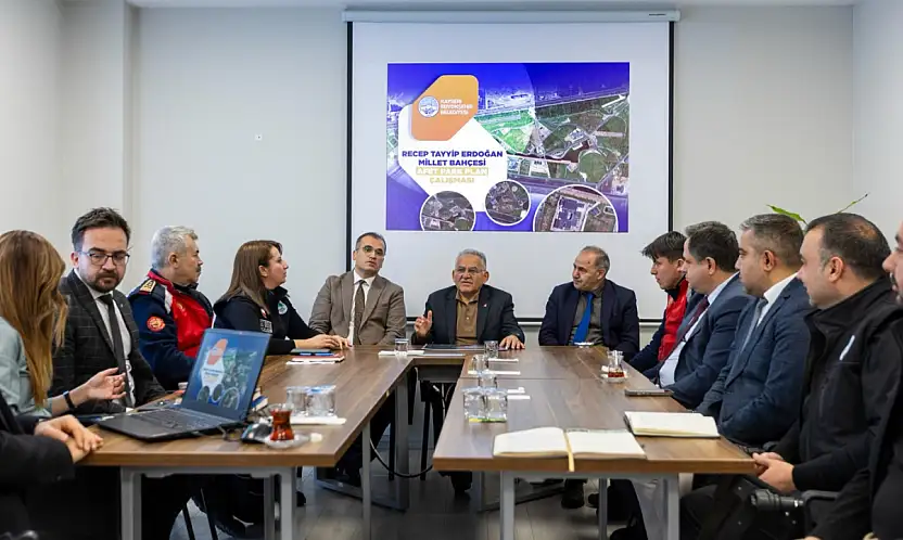 Kayseri'de afetlere hazırlık: Parklar barınma alanına dönüşecek