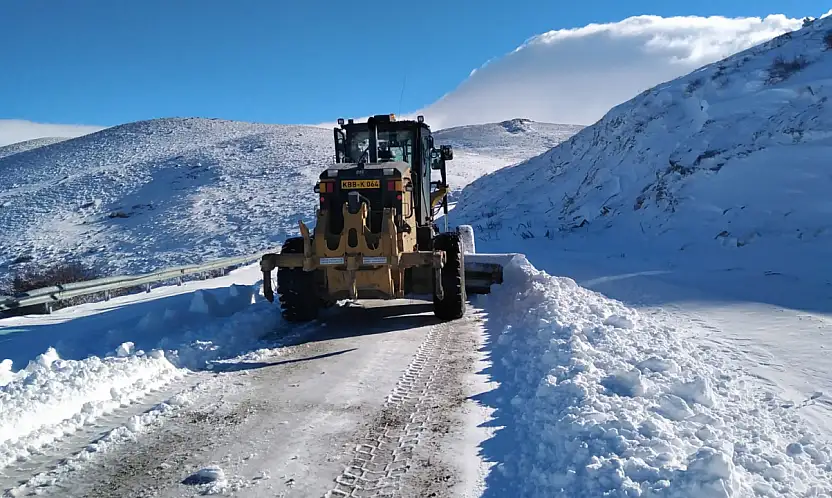 Kayseri'de Kar yağışı etkili