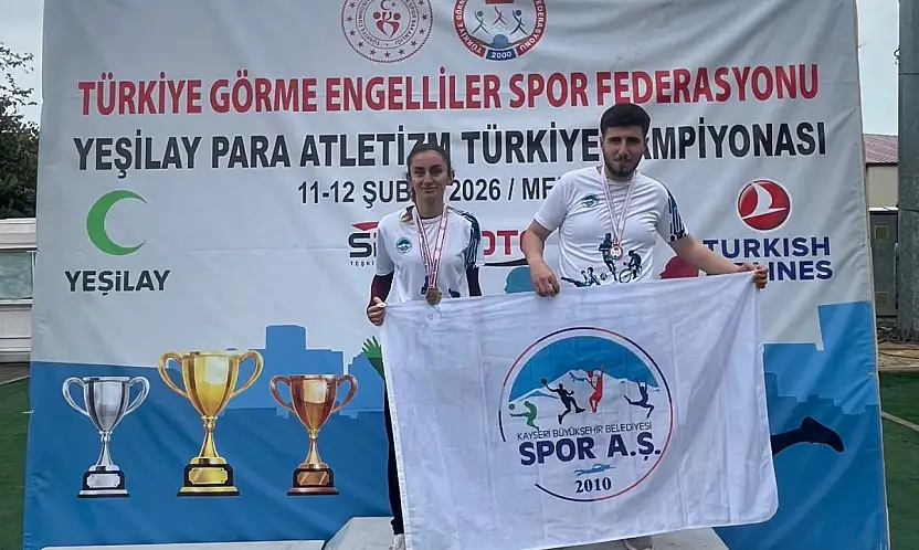 Kayseri'den paralimpik yolunda çifte şampiyonluk