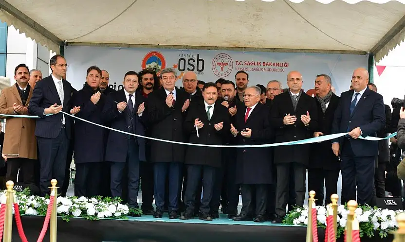 Kayseri OSB sağlık merkezi törenle hizmete açıldı